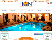 Tablet Screenshot of handalyanhotel.com